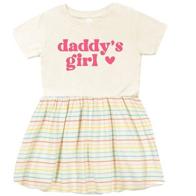 The Juniper Shop Daddy's Girl Heart Infant Dress