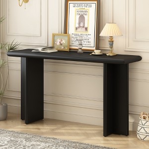 LOVMOR Modern Entryway Console Table, Rectangular Sofa Table for Entrance, Hallway, Living Room, Foyer, Corridor - 1 of 4