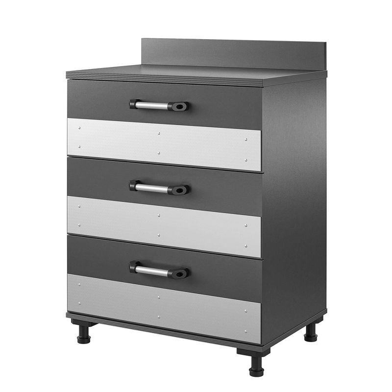 Boss 3 Drawer Storage Cabinet Gray - Room &#38; Joy, 5 of 7