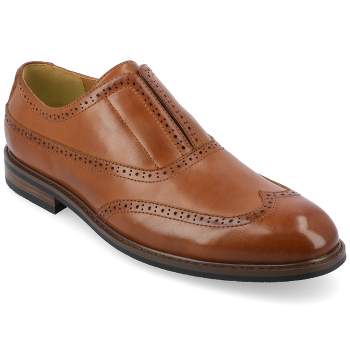Vance Co. Mens Nikola Tru Comfort Foam Slip-on Oxford Dress Shoe