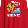 Men's - Garfield - Rise But Won't Shine Long Sleeve Graphic T-Shirt - 2 of 3