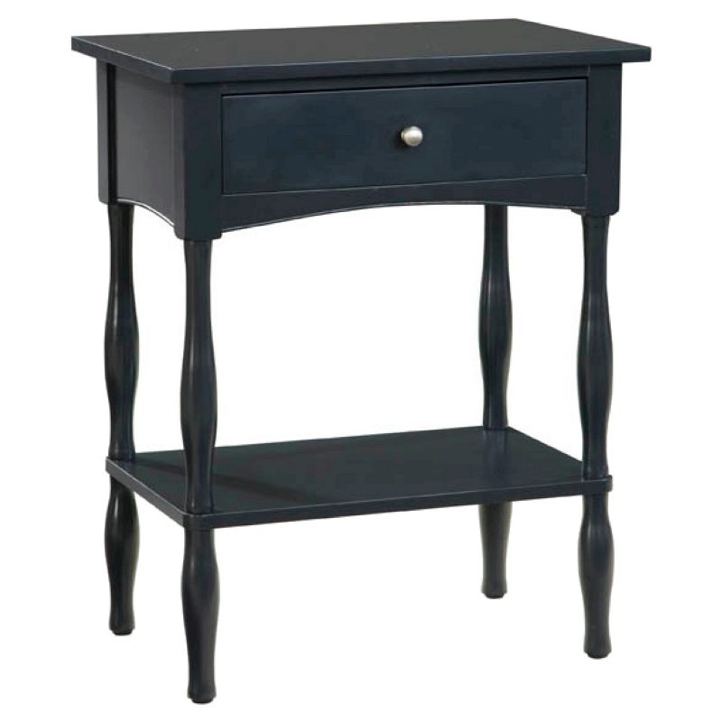 Shaker Cottage  End Table with Drawer and Shelf - Alaterre Furniture, 1 of 8