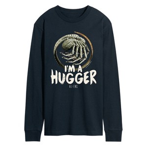 Men's - Alien - Im A Hugger Long Sleeve Graphic T-Shirt - 1 of 3