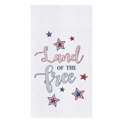 C&F Home Land of the Free Flour Sack July 4th Cotton Kitchen Towel