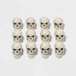 12ct Mini Skulls Bag Halloween Decorative Scene Prop - Hyde & EEK! Boutique™