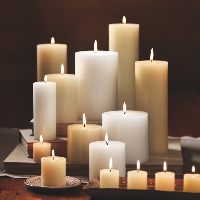 TAG Chapel Basic Votive Unscented Paraffin Wax Candles Set Of 6, Burn Time 5 hours, 4 of 6