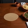 Unique Bargains Trivet Round Rope Woven Mat Cotton Non-woven Fabric 8.66"x8.66"x0.31" - 2 of 3