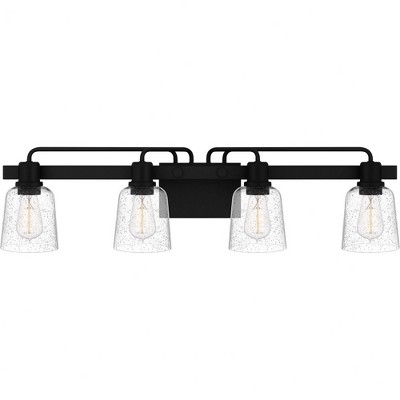 Quoizel Lighting Lydia 4 - Light Vanity in  Matte Black
