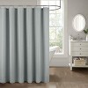 RT Designer Collection Bento Waffle Jacquarduard Shower Curtain 70" x 72" Charcoal - 2 of 4