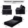 MAXYOYO Folding Sofa Bed, Convertible Sofa Bed with High-Density Support Foam for Living Room Bedroom - 3 of 4