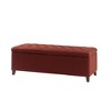 CENGHU Tufted Top Soft Close Storage Bench, Ottoman Bench with Storage, Ottoman Footstool, End Bench for Living Room & Bedroom - 3 of 4