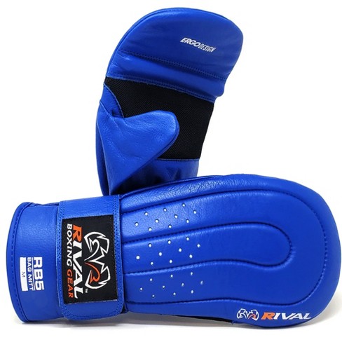 Rival Boxing Rb5 Hook And Loop Leather Training Bag Mitts - Xl