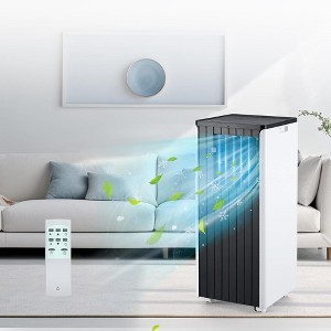 8000Btu Portable Air Conditioner with Remote Control, Powerful Cooling Up to 350 sq ft - 1 of 4