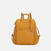 MKF Collection Torra Milan “M” Signature Trendy Spacious Backpack by Mia K - 2 of 4