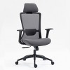 Ergonomic High Back Mesh Office Chair with Dynamic Lumbar Support, Adjustable Headrest for Home Office, Comfortable Desk Chair - Cuddlewood - 3 of 4