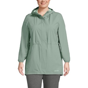 Lands' End Women's Squall Packable Waterproof Raincoat - 1 of 4