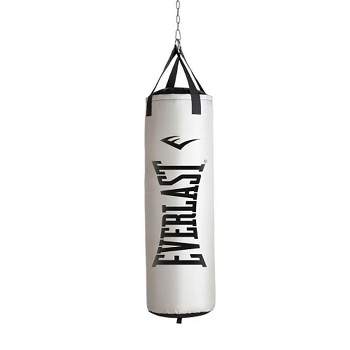 Everlast Nevatear Fitness Workout 70 Pound Heavy Kickboxing Boxing Gym Punching Bag, Platinum
