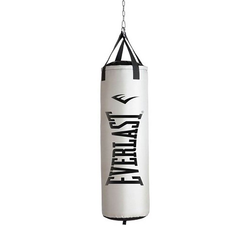 Everlast Nevatear Fitness Workout 60 Pound Heavy Boxing Punching Bag and Powder Coated Steel Heavy Bag Stand, Black, 2 of 6