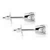 Pompeii3 1/3ct Round Brilliant Cut Diamond Studs White Gold New - 3 of 4