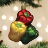 Old World Christmas Glass Blown Ornament for Christmas Tree, Bell Peppers - 2 of 4