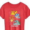 Women's - Pokémon - Stacked Logo Pikachu And Friends Short Sleeve Graphic T-Shirt - 2 of 4