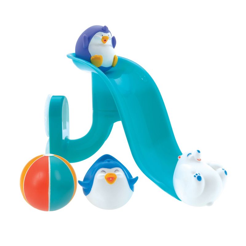 Nuby Penguin Slide with 3 Squirters, 1 of 8