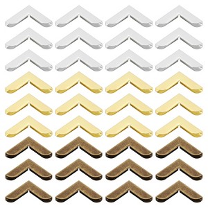 Unique Bargains Anti-corrosion Scrapbook Photo Album Mounting Metal Book Corners 0.79" 150 Pcs - 1 of 4