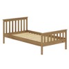 Dometour Pine Solid Wood Shaker Platform Bed Twin OAK - 4 of 4