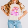 Simply Sage Market Women's Palm Springs Sunkissed Days Short Sleeve Relaxed Fit Cropped Tee - 2 of 3