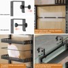 CuisinSmart 8 Tiers Over The Door Spice Rack Organizer Pantry,  8 Basket with Adjustable Height, 2-In-1 Wall Mount&Hanging Spice Rack for Pantry Door - 4 of 4