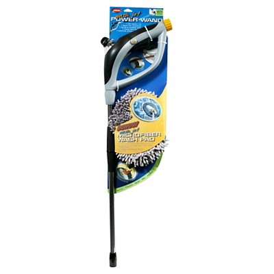 Carrand Wash Jet Power Wand with Microfiber Wash Pad Automotive Cleaning Brush Set