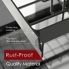 LunaLulinlk Over The Sink Dish Drying Rack, 30" -33.9" W Expandable Dish Drainer, Stainless Steel Dish Rack - 4 of 4