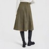 Women's Faux Suede Midi A-Line Skirt - Universal Thread™ - 2 of 4