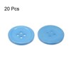 Unique Bargains Sewing Resin Round Flat 4-Hole Replacement Craft Buttons 20 Pcs - 3 of 4