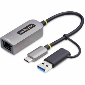 StarTech.com 2.5GbE USB-C to Ethernet Adapter U2GAUSBCETHERNET Cable Adapters and Couplers - 1 of 4