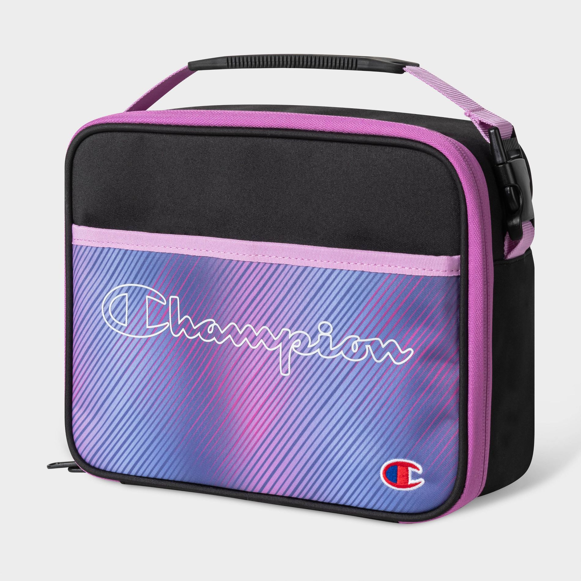 Champion Center Lunch Kit with Tray - Blue/Pink