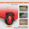 VEVOR Fuel Caddy, 32 Gallon, Portable Fuel Storage Tank On-Wheels, with Manual Transfer Pump, Gasoline Diesel Fuel Container - 4 of 4