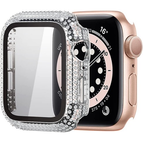 Worryfree Gadgets Bling Bumper Case Compatible With Apple Watch