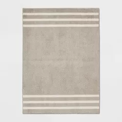4'x5'6" Border Striped Rug Gray - Pillowfort™