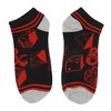 Dungeons & Dragons Logo, Verbiage, and Dice Womens Ankle Socks 5 Pack - 4 of 4