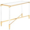 Kyla Acrylic Console Table - SFV2543A - Clear - Safavieh Couture - 4 of 4