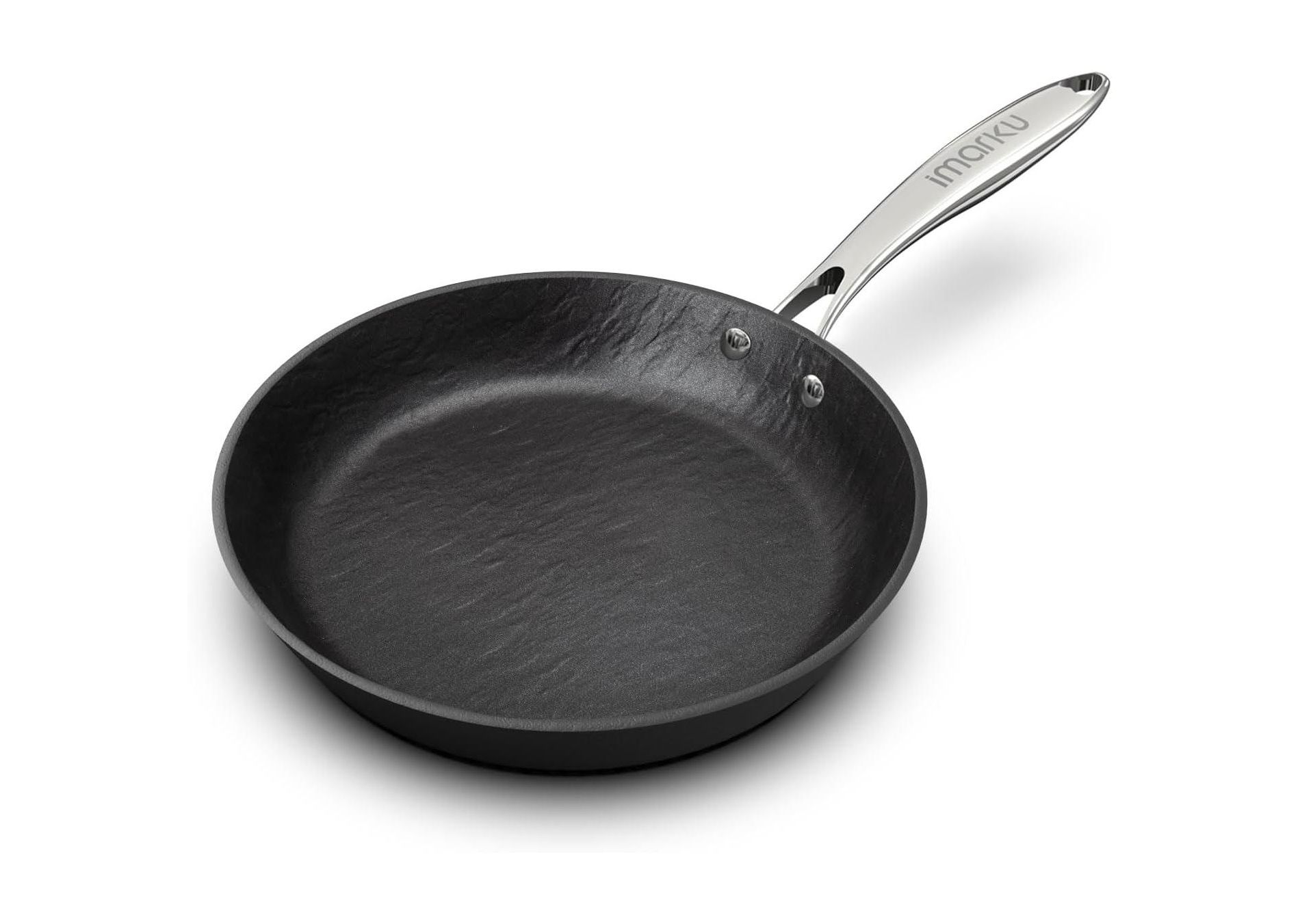 imarku Non Stick Frying Pans - 10 inch Frying Pan Nonstick Skillet, Egg Pan Omelette with Cool Stainless Steel Handle, Dishwasher Safe