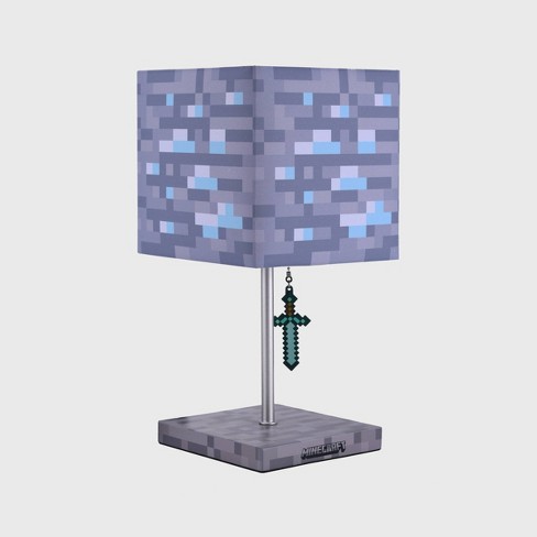Minecraft Diamond Ore Table Lamp Target