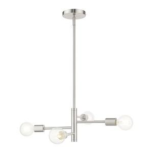 Livex Lighting Bannister 4 - Light Chandelier in  Brushed Nickel - 1 of 1