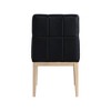 Meridian Furniture,Adrian Vegan Leather Dining Side Chair, Set of 2 - 4 of 4