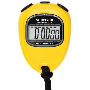 Accusplit Survivor 2 Professional Stopwatch with Magnum XL Display for Easy Readability | Cumulative Split timing with Split Release Action - 1 of 1