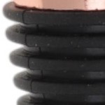 rose gold tone, black