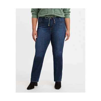 Levi's® Women's Plus Size 724™ High-Rise Straight Jeans - Carbon Glow 
