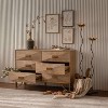 ORRD 6-Drawer Modern Light Wood Dresser: TV Stand, Multi-Room - 2 of 4