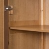 Sophisticated Oak Veneer Cabinet with multiple storage functions,Suitable for Study,Entryway, Hallway, Living Room, Foyer - 3 of 4